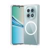 Funda para teléfono móvil magnética transparente anti-amarilleo de dos en uno, adecuada para Redmi Note15 5g Versión Europea Redmi K90Ultra