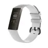 Correa de Silicona Adecuada para Fitbit Charge3/4 con Patrón de Diamante, Pulsera de Repuesto Oficial con Patrón 3D