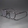 Gafas de Sol Poligonales con Textura Transparente de Moda Retro Marco Delgado Plano Espejo Wm28057