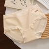 Roupa íntima para meninas Algodão Puro 7A Algodão Antibacteriano na Virilha Cintura Média Tamanho Grande Confortável Sem Costura Shorts Triângulo para Meninas