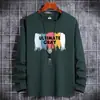 Nueva camiseta de manga larga gruesa estilo japonés 2022 para hombre 200g marca de moda versión holgada camiseta de manga larga para hombre pareja
