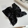 Estilo Coreano Plata Estuche de Cuero Anillo para el Cabello de Intestino Grueso Moda Elegante para Mujer Nuevo Sentido de Alta Gama Anillo para el Cabello Cola de Caballo Cuerda para el Cabello Alta Accesorios para el Cabello