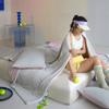 Colcha fina de aire acondicionado de amoníaco Jin con sensación fresca Clase A color sólido doble fibra de soja verano para dormir colcha fina lavable a máquina doble