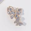 Broche Nuevo Estilo Coreano Corsage de Pedrería Aleación Galvanizada con Preservación del Color Accesorios para Ropa de Mujer Fabricante Broche Hecho a Mano Transfronterizo