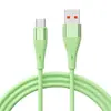 Cable de Datos de Silicona Líquida Cómodo 6A Carga Súper Rápida Adecuado para Cable de Carga de Teléfono Móvil Apple Huawei Android 100W