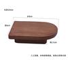 Manija de Puerta de Gabinete Manija de Puerta Extendida Madera Maciza Manija de Madera Cajón de Gabinete Moderno Simple Manija de Madera Maciza Tronco