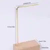 Soporte de Joyería Transfronterizo Personalizado Hecho de Madera Natural y Metal para Pendientes, Aretes y Accesorios de Exhibición de Joyería para Transmisiones en Vivo