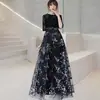 Vestido de Encaje de Noche para Mujer 2026 Invierno Nuevo Estilo Aliexpress Elegante Vestido de Temperamento Vestido de Anfitrión de Banquete para Mujer