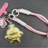 Pingente Cartoon Dourado Shuibei com Signo do Zodíaco Personalizável, Corrente para Celular, Chaveiro, Presente Fofo para Crianças
