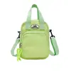 Bolso de Hombro de Gran Capacidad Ins Bolsa de Dolor Bidimensional Linda Transparente para Niña Estudiante Bolso Cruzado Estilo Preppy Bolso de Mano