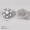 Botones de Diamante Perla Huecos de Pagoda Estilo Mismo de Marca Botones de Diamante Multicolor Multitamaño Gama Alta Estilo Chanel