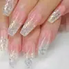 Fabricante de Uñas Portátiles Más Vendido Vende Directamente Parches para Uñas, Uñas Postizas Impresas Cortas, Medianas y Largas, los Diseños se Pueden Personalizar con Fotos y Muestras