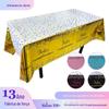 Toalha de mesa de alumínio do partido CPP Material Layout da cena do partido Suprimentos transfronteiriços espanhóis toalha de mesa feliz aniversário