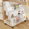 Estantería para Libros Ilustrados Infantil Debajo de la Mesa Estantería Extraíble Estante de Almacenamiento Guardería Bebé Estantería de Almacenamiento de Libros Extraíble Multicapa