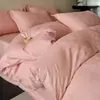Juego de ropa de cama de alta calidad de 60 hilos, jacquard, cuatro piezas, algodón puro, cepillado, engrosado, lujo ligero, tacto de alta gama, para dormitorio principal