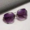 Óculos de Sol de PC Tendência Retro Estilo Coreano para Mulheres, Óculos de Sol de Praia de Alta Qualidade com Proteção UV, Óculos de Exportação com Armação Grande Marrom