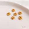 Parche Passepartout de Perla de Cristal Dorado que Conserva el Color, Tapón de Agujero de Perla de Jade de Cera de Abejas Torthen, Accesorios para Incrustaciones DIY