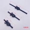 Sombrero de plástico PVC hebilla ajustable gorra deslizante hebilla de casco cremallera retráctil hebilla zapatos de patinaje hebilla de plástico accesorios JK
