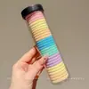 Ligas para el cabello lindas estilo coreano para niños, gomas suaves y muy elásticas para coletas altas de niñas, diademas y accesorios versátiles