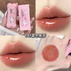 Gloss Labial Hidratante Fofo e Divertido Shaqinuo com Acabamento Hidratante, Transparente e Espelhado para um Look de Maquiagem Natural