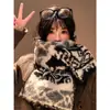 Cachecol de Tricô Dupla Face Estilo Japonês para Cachorrinhos para Mulheres, Fofo e Quente para Outono e Inverno, Lenço e Protetor de Pescoço Versátil para um Look de Compras Moderno