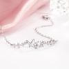 Pulsera de Mariposa Flor Diamante de Lujo Ligero de Verano Nuevo Arribo para Mujer Ins Trendy Súper Hada Circonita Mariposa Joyería de Mano al Mayoreo