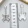 Accesorios para joyería DIY aleación de gota de aceite guitarra instrumento musical llavero transfronterizo colgante de collar pequeños regalos creativos