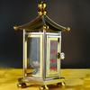 Lámpara de Mesa Lámpara de Aceite de Acero Inoxidable Lámpara de Buda Pantalla a Prueba de Viento Adornos para Portavelas Transfronterizo Templo Ancestral Chaoshan Planta de Aceite Comestible