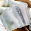 Bolsa de Almacenamiento Engrosada Esmerilada con Tirador, Bolsa Autosellante para Anillos, Brochas de Maquillaje, Joyería, Clasificación de Ropa Interior, Bolsa a Prueba de Polvo, Bolsa de Viaje