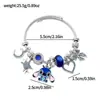 Pulseira de Anime Cartoon Stitch com Pingente Criativo para Mulheres em Liga de Zinco com Contas Joias Atacado Transfronteiriço Novidades para a Primavera
