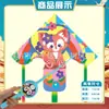 Weifang Triángulo Caña de Pescar Portátil Cometa al por Mayor Cometa de Dibujos Animados para Niños Brisa Fácil de Volar Puesto Callejero Caña de Pescar Cometa Pequeña