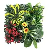 25*25cm Parede de Plantas Revestimento de Parede Gramado Decoração Floral Fundo Parede de Grama Plástica Estilo Samambaia Ins Alta Simulação