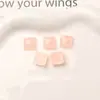 Casual e Versátil Elegante Geométrico Quadrado Gelatina Cor Pura Resina Remendo DIY Brincos Acessórios para Brincos Material Atacado