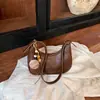 2026 Bolso de Mano Nuevo Simple Gran Capacidad Moda Cadena Hombro Único Bajo Brazo Bolso Cruzado Retro Trendy