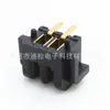 Soporte de batería enchufable de pie curvo de 2p espaciado 2.0PH conector de batería de matamoscas eléctrico base hembra DS-A11F-C-2P-L1