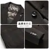 Terno Casual Masculino Forrado com Penas Lã Mistura de Acetato Outono Inverno Novo Negócios Slim Fit Tamanho Grande Terno Masculino