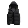 Chaleco de Algodón Transfronterizo para Hombre, Otoño e Invierno 2026, con Capucha, Talla Grande, Chaleco de Algodón de Color Sólido, Fabricante de Comercio Exterior al por Mayor