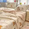 Colchoneta Refrigerante de Látex para Verano 2026, Juego de Cuatro Piezas de Colcha de Verano, Colchoneta Individual de Seda Helada para Dormitorio, Juego de Tres Piezas de Colchoneta con Aire Acondicionado, Lavable a Máquina