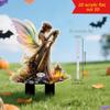 Halloween Transfronteiriço Elfo Fada Adormecido Pensando Acrílico Plano 2D Decoração de Jardim ao Ar Livre Espeto de Chão