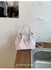 Bolsa de Cubo con Lunares para Niña, Bolso Tote Versátil Estilo Coreano de Gran Capacidad, Bolso de Hombro de Moda de Nicho