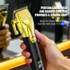 Set de cortapelos profesional de alta potencia con doble cabezal para uso transfronterizo, cortapelos eléctrico de salón para tallado, dispositivo blanqueador para uso doméstico, recortador para cabeza rapada