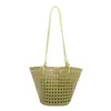 Bolsa Tote de Ombro Elegante para o Trabalho 2026 Verão Nicho Coreana Vazada de Ombro Único Sob o Braço Novo Estilo Bolsa Feminina para Viagem Férias