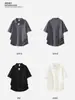 Camisa Polo de Hombre con Textura de Manga Corta, Nuevo Estilo de Verano, Textura de Bambú, Falso Dos Piezas, Camisa Polo Color Block, Camiseta de Hombre con Cuello de Solapa
