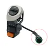 Interruptor Impermeable de Tres Funciones de 5 Pines para Patinete Eléctrico Kugoo M4 con Bocina, Intermitentes Izquierdo y Derecho, Repuestos para Faro