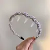 Tiara de Dentes de Bolinhas com Dentes para Coroa Alta, Pente de Cabelo, Grampo de Cabelo, Faixa de Cabelo, Maquiagem Suave, Acessório de Cabelo para Lavar o Rosto, Adorno de Cabeça