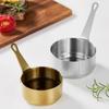 Taza de salsa de acero inoxidable 304 con asa, plato para salsa, taza para salsa de carne, taza creativa para salsa de tomate, cubeta, vajilla