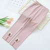 Leggings para niñas Primavera y Otoño 2024 Nuevo Estilo Occidental Conjunto de Moda Pantalones de Otoño para Niños Otoño de Bebé