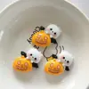 Dibujo Animado Halloween Fantasma Murciélago Creativo Bricolaje Pegamento de Crema Pasador Funda de Teléfono Móvil Llavero Flor para Zapatos Material de Decoración