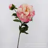 2 Peônias Fênix Flores Artificiais de Luxo Leve Flores Artificiais Flores de Seda Decoração de Mesa para Sala de Estar Buquê Artificial Adereços para Sessão de Fotos em Estúdio