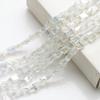Nuevo colgante de grava con agujero mediano de 8 mm, cuentas de cristal de color galvanizado, accesorios para el cabello, pendientes, accesorios de joyería, material